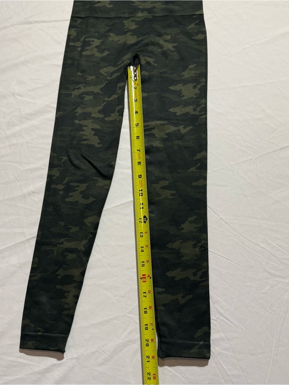 SPANX Olive Green Camo Leggings - Picture 3 of 5